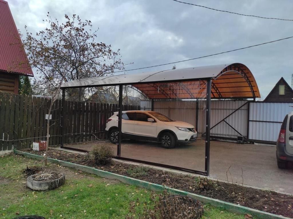 Прозрачные шторы ПВХ для навеса под автомобиль в городе Людиново